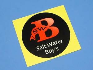 ソルト ウォーター ボーイズ Salt Water Boy's ● ステッカー　径65mm