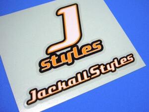 ジャッカル スタイル JACKALL BROS J ステッカー 組　台紙105-92mm