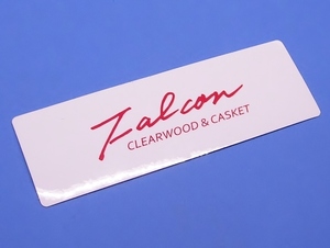 カスケット CASKET トラウト ミノー ファルコン Falcon 白◆ ステッカー 114×32.5mm シール