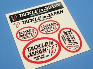 タックル イン ジャパン TACKLE in JAPAN ヤマワ産業 ステッカー 100×105mm 集合 シール