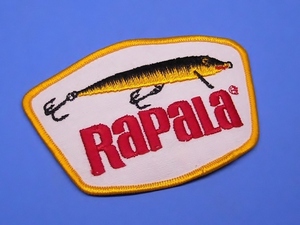 ラパラ RAPALA 白5画 ハスキージャーク ミノー ワッペン 119×78mm エンブレム パッチ