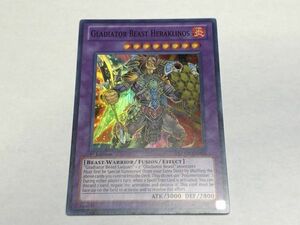 遊戯王 LCGX 剣闘獣ヘラクレイノス 英語 1st スーパー