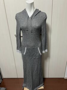 FREE'S SHOP Free's Shop s влажный длинный платье серый M размер 2000 иен .. снижение цены 