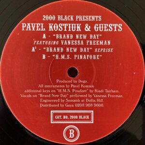 【UK盤/12EP】Pavel Kostiuk & Guests / Brand New Day ■ 2000 Black / 2008 BLACK / Dego / Kiadi Taitham / ブロークンビーツ