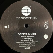 【US盤/12EP】Deep'a & Biri / Echoic Memories EP ■ Transmat / MS95 / Itai Biri / Yaron Amor / テクノ_画像3