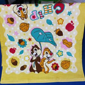  Disney bath towel chip . Dale kla squirrel Kids character size 120cm×60cm