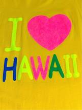 フラダンス Tシャツ ハワイ Hawaii アロハ Aloha Hawaiian ハワイアン シャツ トップス アイラブハワイ パウスカート 黄 ZUMBA ダンス LOVE_画像9