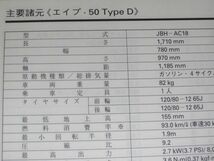 エイブ 50 Type D AC16 AC18 ホンダ オーナーズマニュアル 取扱説明書 使用説明書 送料無料_画像3