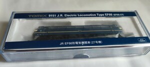 【新品】TOMIX EF66型電気機関車 27号機 9151 ニーナ 新品クーラーパーツ付