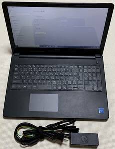 DELL Inspiron 15 3552 Intel Celeron 1.60GHz RAM4Gbyte ノートパソコン Windows10 初期化済み ACアダプター付 Office無し