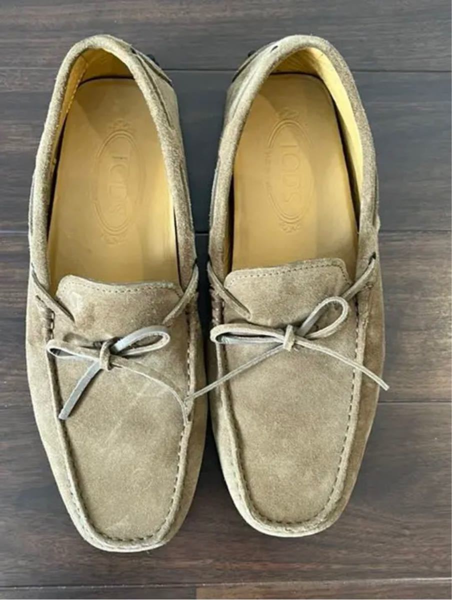 美品 24.5cm トッズ ゴンミーニ フェラーリ コラボ スエード Tod's