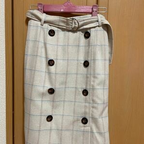 roomy's チェックトレンチスカート