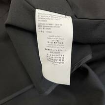 Maison Margiela(メゾン マルジェラ) wool no collar jacket 19AW (black)_画像8