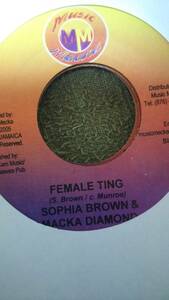 Fat & Tight Jugglin Track Female Thing Riddim Single 3枚Set from Music Mecka Anthony B Danny English Sophia Brown