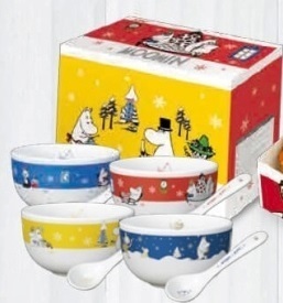 * prompt decision! new goods 2016 year ticket Tackey Moomin bowl Complete pack all 4 kind set * ticket ta