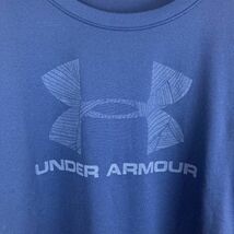 大きいサイズ UNDER ARMOUR アンダーアーマー 吸水速乾 レディース 半袖 Tシャツ トップス ネイビー 紺 XLサイズ スポーツ トレーニング_画像3