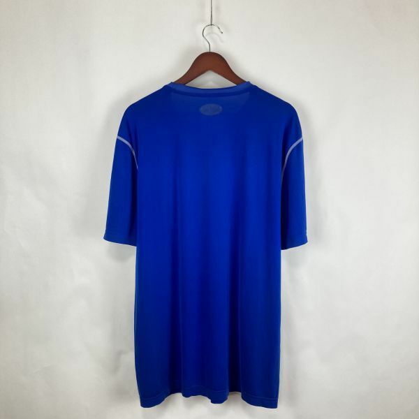 大きいサイズ UNDER ARMOUR アンダーアーマー メンズ 半袖 Tシャツ トップス クルーネック ブルー 青色 XL スポーツ トレーニング ウェア
