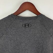 大きいサイズ UNDER ARMOUR アンダーアーマー メンズ 半袖 Tシャツ トップス クルーネック グレー Lサイズ スポーツ トレーニング ウェア_画像6