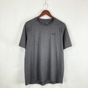 大きいサイズ UNDER ARMOUR アンダーアーマー メンズ 半袖 Tシャツ トップス ブラック 黒色 4XLサイズ スポーツ トレーニング ウェア