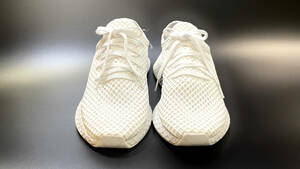 adidas originals deerupt runner メンズ　スニーカー　ホワイト（中古品）