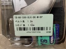 送料無料！新品未使用 藤井電工 新規格 胴ベルト型安全帯 ノビロン 黒 Mサイズ TB-NV-599-BLK-BK-M ツヨロン 墜落制止用器具 安全帯_画像4