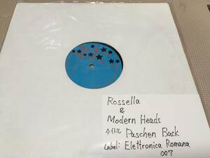 Rossella & Modern Heads タイトル Paschen Back レーベル Elettronica Romana 中古盤