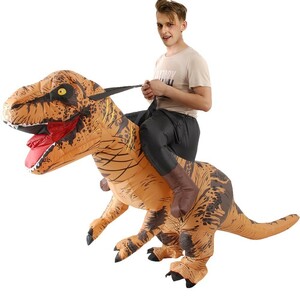 エアコス 恐竜 ティラノサウルス　エアー コスチューム　ハロウィン 衣装 着ぐるみ 仮装 パーティ コスプレ ZCL1369