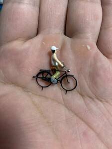  eko - model bicycle 451 HO(1/80) assembly has painted final product figure 1 body attaching Showa era. triangle riding . make boy 