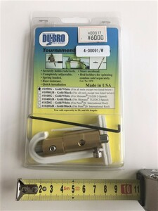 te.bro fishing rod holder Gold / white Toro - ring storage [DUBRO Fishing]