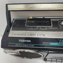 昭和レトロ 東芝 TOSHIBA SUGAR RT-SW6　ラジカセ　ラジオカセットレコーダー Z世代再評価　ジャンク品_画像3