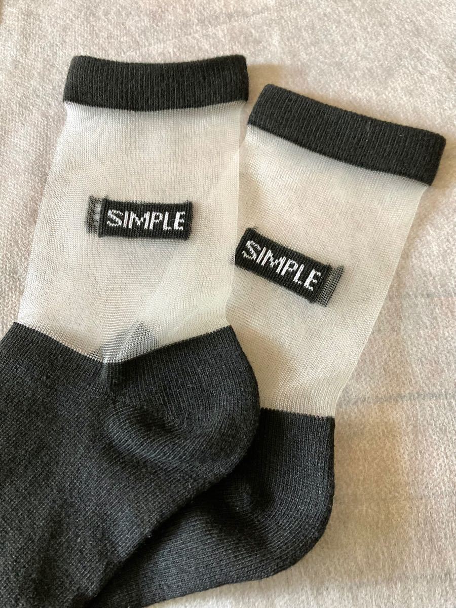 Paypayフリマ 新品 Ikea 韓国 靴下 黒 ピンク フリーサイズ