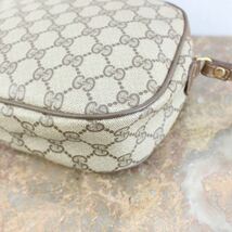 OLD GUCCI SHERRY LINE GG PATTERNED CLUTCH BAG MADE IN ITALY/オールドグッチシェリーラインGG柄クラッチバッグ_画像5