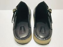 美品!! CLARKS ORIGINALS クラークス TREK MULE BLACK トレック ミュール 黒 ワックス レザー UK 8G US 9M EU 42 CN 260_画像6