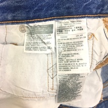 LEVIS 501CT ジーンズ デニム パンツ ジーパン ストレート ダメージ加工 古着 レディース W25 L32 リーバイス ボトムス N17117●_画像8