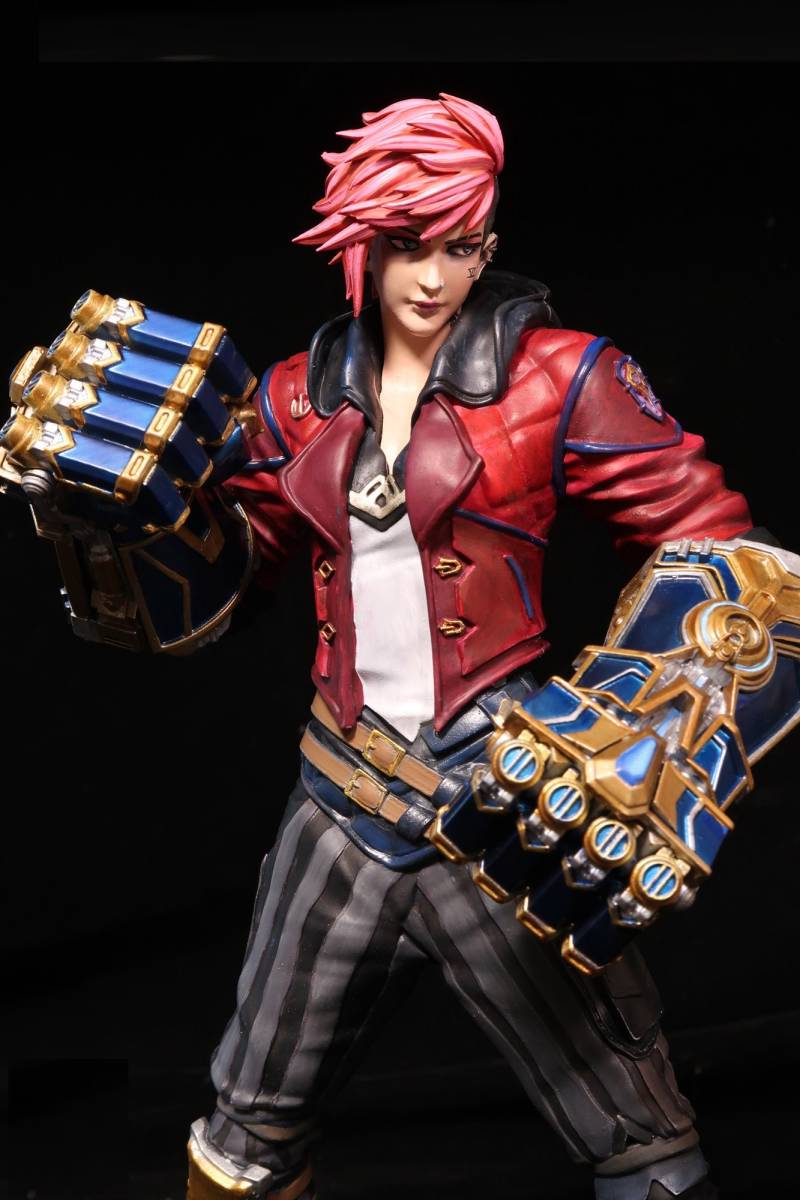 A 1/6 暴走パンクガール ヴぃ ガレージキット(未組み立て未塗装)Vi League of Legends