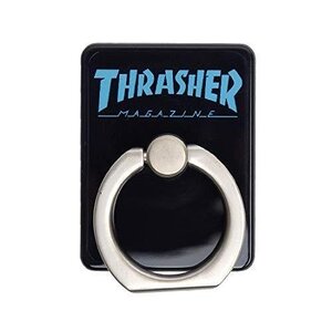 スラッシャー マルチリング 青 THRSHER BK/BL ブラック/ブルー スマートフォンリング スマホスタンド アクセサリー 小物 新品未使用