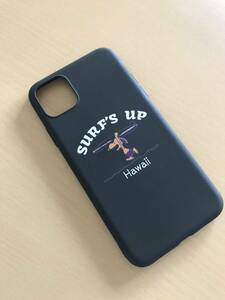 即決◆iPhone 11 Pro Max用ケース◆ SURF’S UPハワイ日焼けスヌーピー 【黒】 一点のみ ◆送料無料