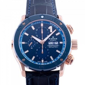  Ed ksEDOX 01122-37RBU3-BUIR3-L Z blue face new goods wristwatch men's 