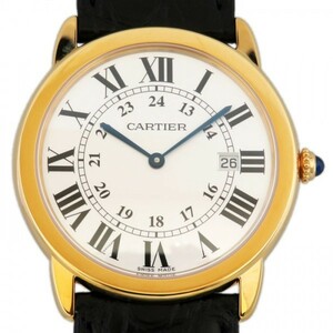 カルティエ Cartier ロンドソロ 36mm W6700455 シルバー文字盤 未使用 腕時計 メンズ
