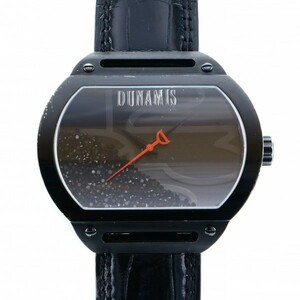 te.na mistake DUNAMIS Spartan SP-B15 black face used wristwatch men's 