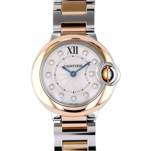 カルティエ Cartier バロンブルー ドゥ ウォッチ W3BB0005 シルバー文字盤 新品 腕時計 レディース