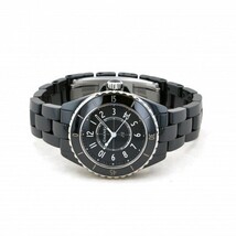 シャネル CHANEL J12 33mm H5695 ブラック文字盤 新品 腕時計 レディース_画像2