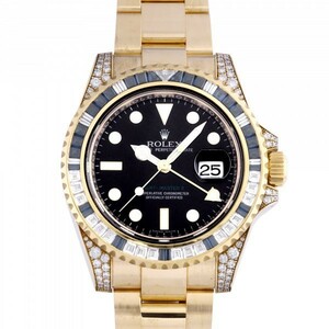 Rolex GMT-Master II 116758SA Черный циферблат Мужские часы б/у