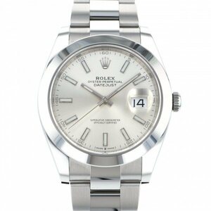 ロレックス ROLEX デイトジャスト 41 126300 シルバー文字盤 未使用 腕時計 メンズ