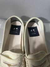 美品コールハーンCOLEHAAN23.5cm薄黄色レディースフラットシューズ_画像6