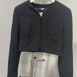 Max Maraマックスマーラ長袖ジャケットシンプル黒トップスショートジャケット