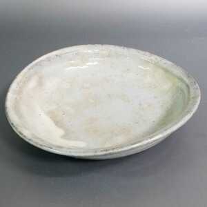 .12) Hagi . middle . country . ellipse plate middle ..... kiln unused new goods including in a package welcome 