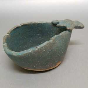  capital 47) Hagi . mountain root Kiyoshi . blue Hagi .. small bowl unused new goods including in a package welcome 