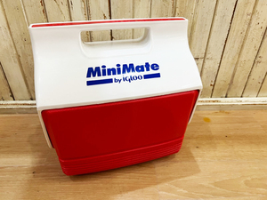 ★良品!! USA製 2000年製造 igloo/イグルー MiniMate ミニメイト クーラーボックス アメリカンヴィンテージ アメリカン雑貨 レッド ★