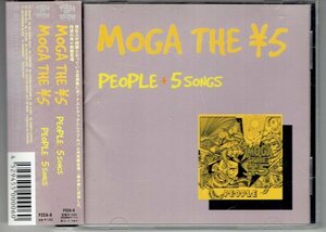 MOGA THE ￥5 モガザファイブエン/　PEOPLE+5songs　帯付きCD・送料無料